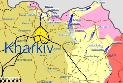 Kharkiv offensive Image War Mapper