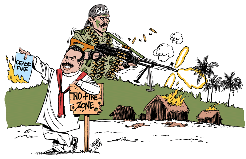 Drawing by Latuff