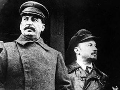 Stalin and Bukharin Image public domain
